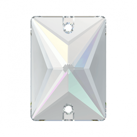 Swarovski 3250 Rectangle Sew-on 18x13mm Crystal AB 1ks