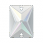 Swarovski 3250 Rectangle Sew-on 18x13mm Crystal AB 1ks