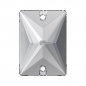 Swarovski 3250 Rectangle Sew-on 25x18mm Crystal 1ks