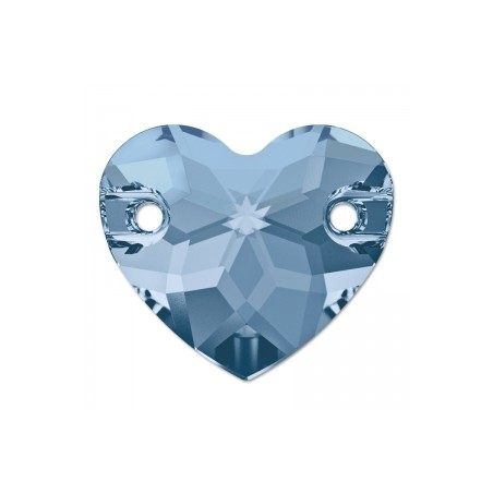 Swarovski 3259 Heart Sew-on 12mm Denim Blue 1ks