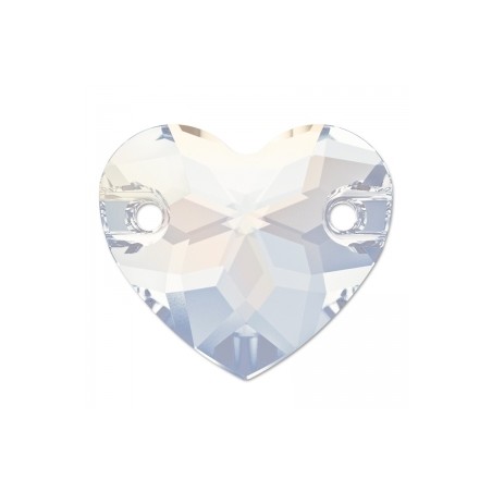 Swarovski 3259 Heart Sew-on 12mm White Opal 1ks