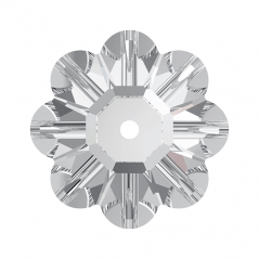 Swarovski 3700 Marquerite Lochrose Sew-on 10mm Crystal 1ks