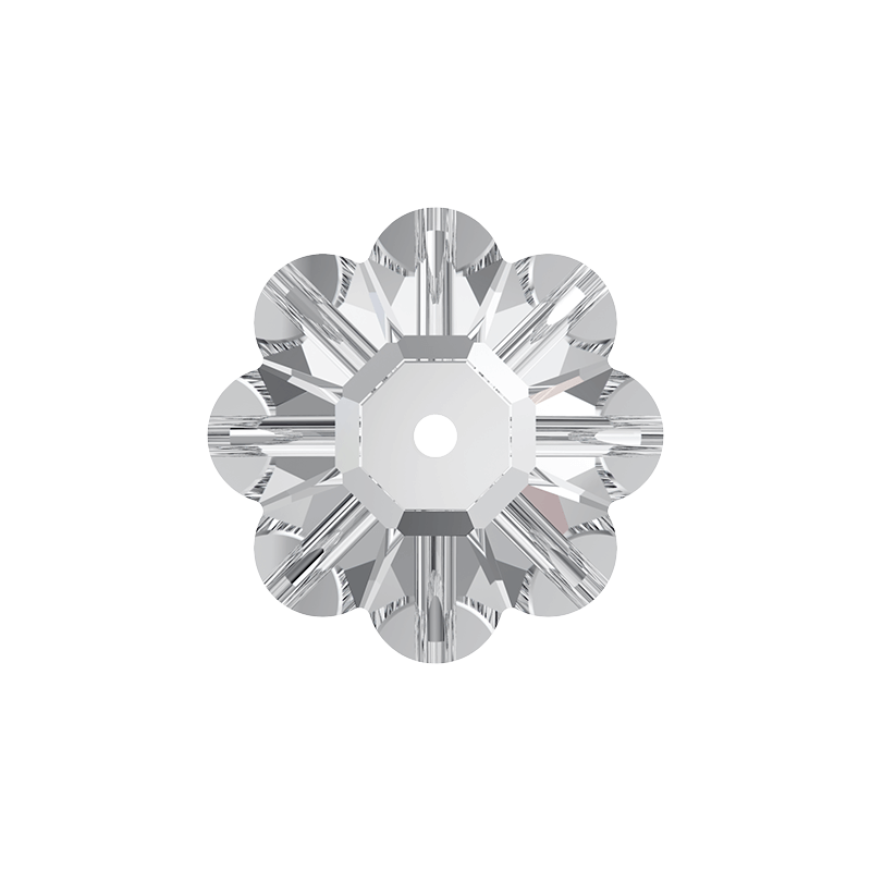 Swarovski 3700 Marquerite Lochrose Sew-on 10mm Crystal 1ks