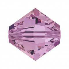 Swarovski 5328 4mm Crystal Lilac Shadow
