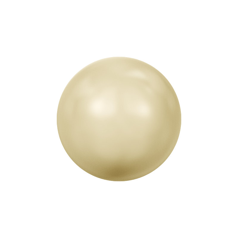 Swarovski 5810 Round Pearl 4mm Light Gold Pearl 20ks