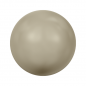 Swarovski 5810 Round Pearl 5mm Platinum-colored Pearl 15ks