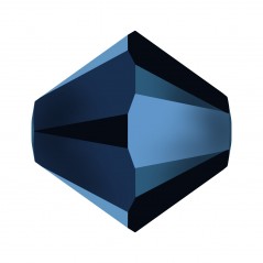 Swarovski 5328 4mm Crystal Metallic Blue 2X