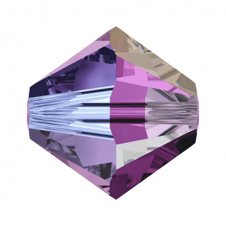 Swarovski 5328 4mm Amethyst AB 2X