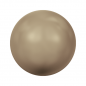 Swarovski 5810 Round Pearl 8mm Bronze Pearl 5ks