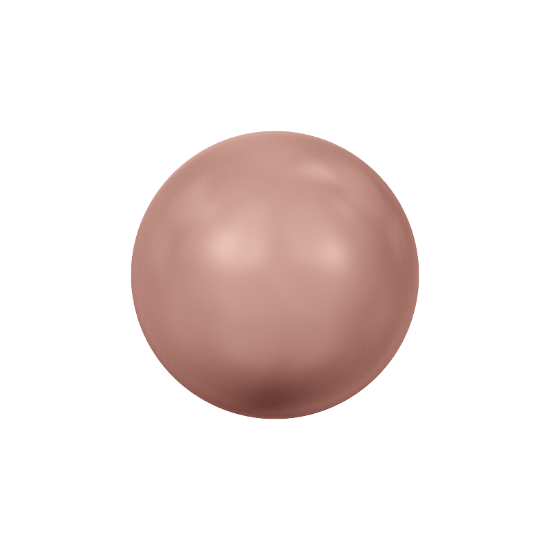 Swarovski 5810 Round Pearl 8mm Rose Peach Pearl 5ks