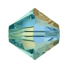 Swarovski 5328 4mm Blue Zircon AB 2X