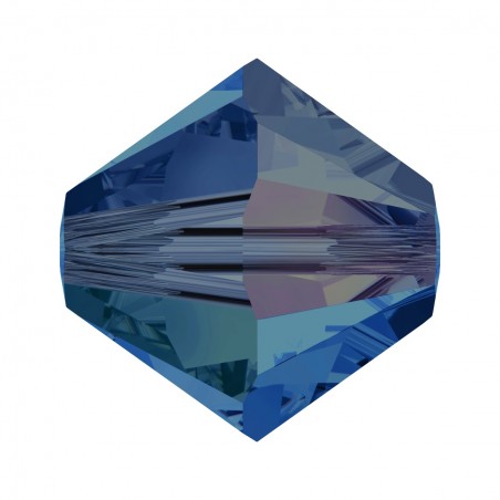 Swarovski 5328 4mm Capri Blue AB 2X