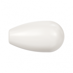Swarovski 5816 Half-drilled Pear 11.5x6mm White Pearl 1ks