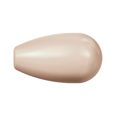 Swarovski 5816 Half-drilled Pear 15x8mm Rose Gold Pearl 1ks
