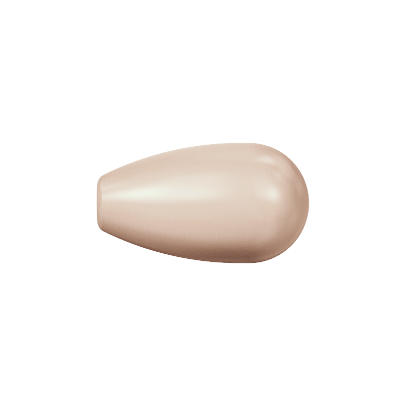 Swarovski 5816 Half-drilled Pear 15x8mm Rose Gold Pearl 1ks Swarovski 5816 Half-drilled Pear 15x8mm Rose Gold Pearl 1ks