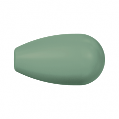 Swarovski 5816 Half-drilled Pear 15x8mm Jade Pearl 1ks