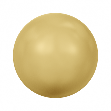 Swarovski 5817 Cabochon 6mm Gold Pearl 1ks