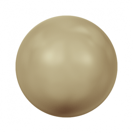 Swarovski 5817 Cabochon 6mm Vintage Gold Pearl 1ks