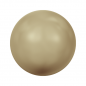 Swarovski 5817 Cabochon 6mm Vintage Gold Pearl 1ks