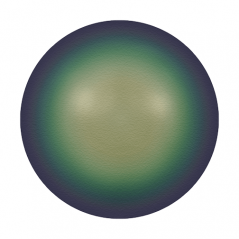 Swarovski 5817 Cabochon 8mm Scarabeus Green Pearl 1ks