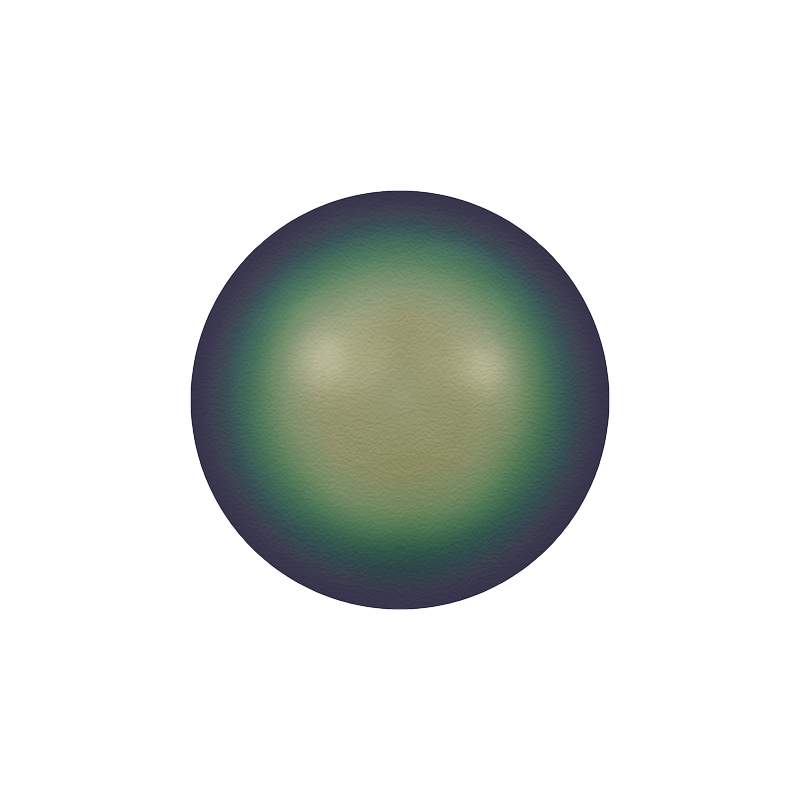 Swarovski 5817 Cabochon 8mm Scarabeus Green Pearl 1ks
