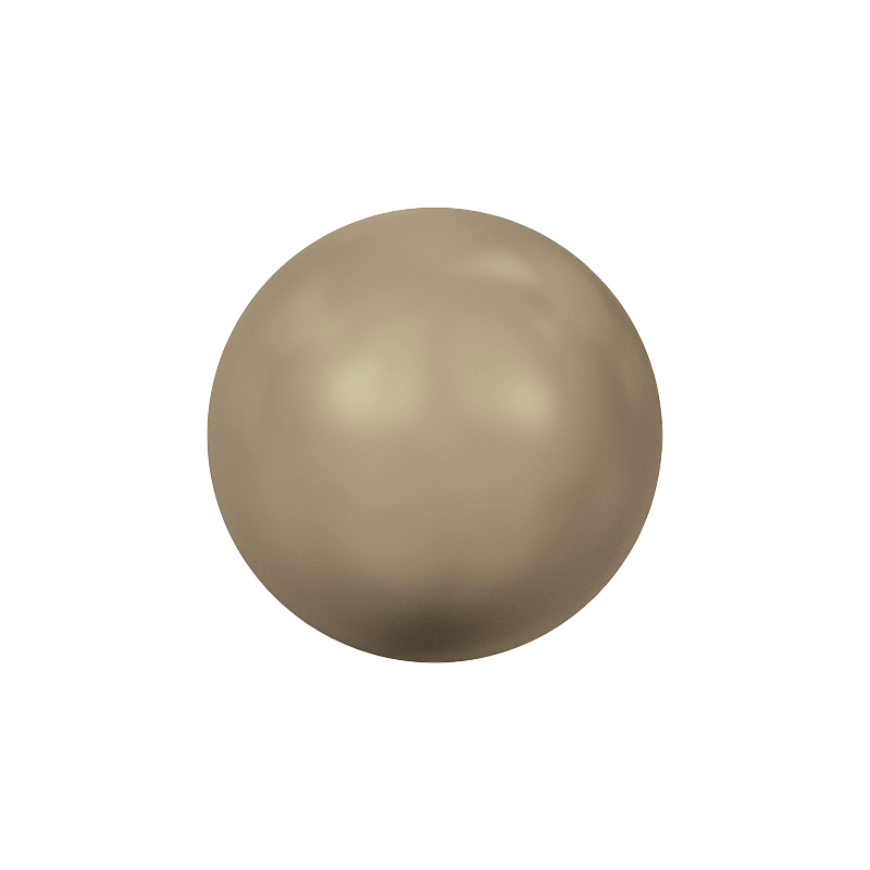 Swarovski 5817 Cabochon 10mm Bronze Pearl 1ks