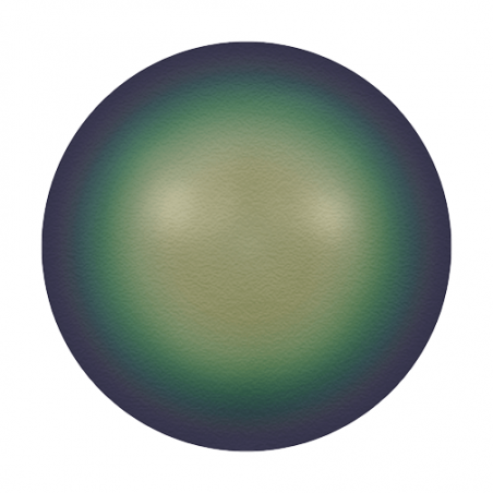 Swarovski 5817 Cabochon 10mm Scarabeus Green Pearl 1ks