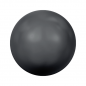 Swarovski 5818 Half-drilled Pearl 6mm Black Pearl 1ks