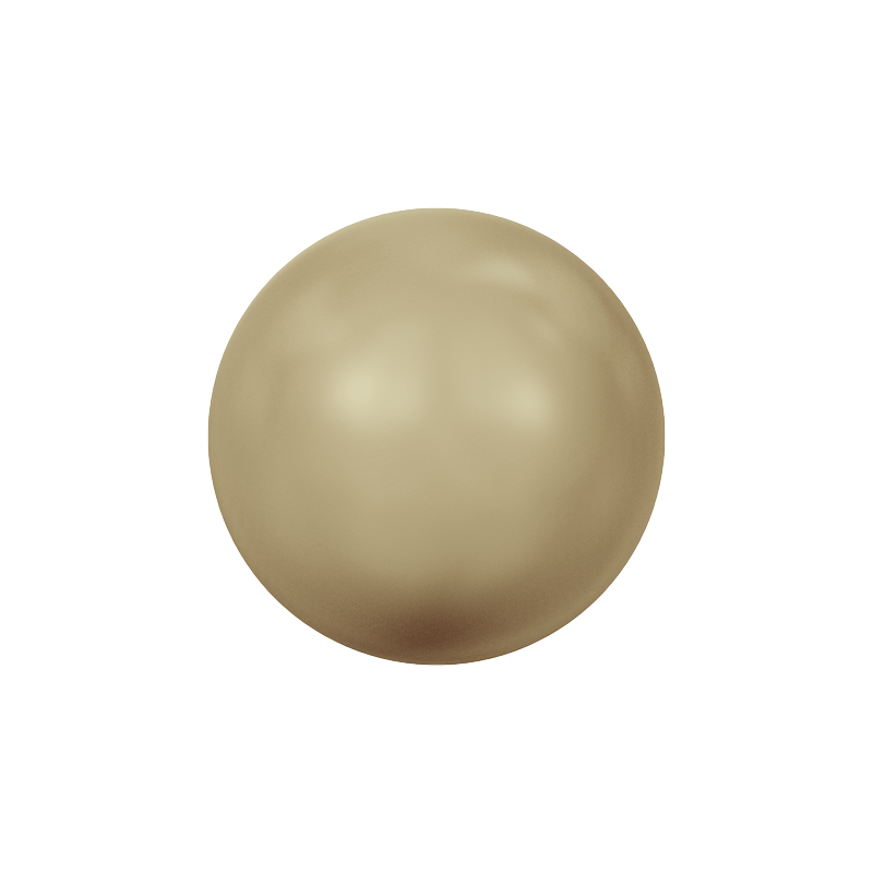 Swarovski 5818 Half-drilled Pearl 6mm Vintage Gold Pearl 1ks Swarovski 5818 Half-drilled Pearl 6mm Vintage Gold Pearl 1ks