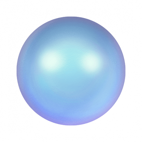Swarovski 5818 Half-drilled Pearl 6mm Iridescent Light Blue Pearl 1ks