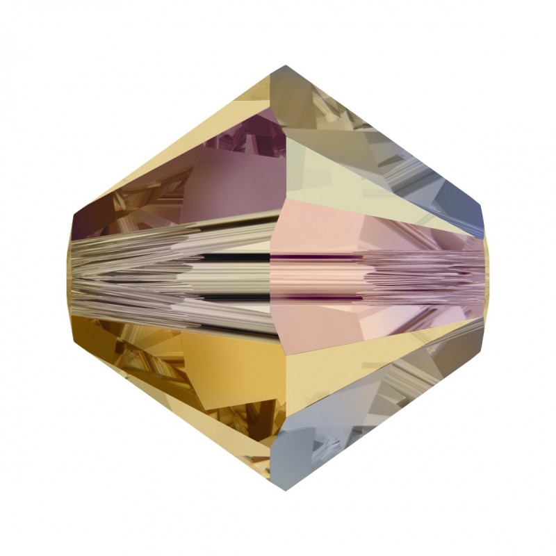 Swarovski 5328 4mm Light Colorado Topaz AB2X