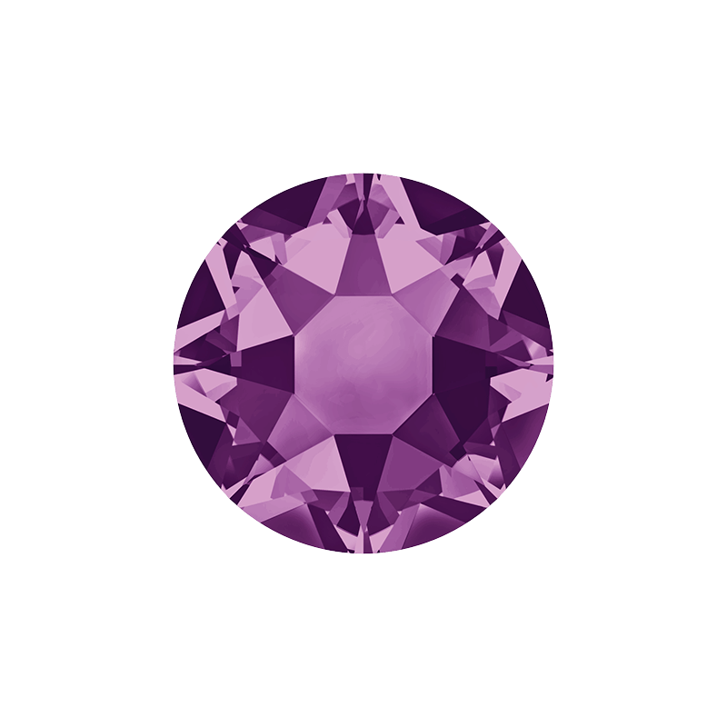 Swarovski 2078 Xirius Rose Hotfix 4mm Amethyst 36ks