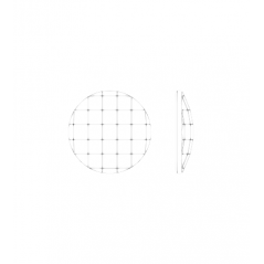 Swarovski 2035 Chessboard Circle 10mm Crystal AB 1ks