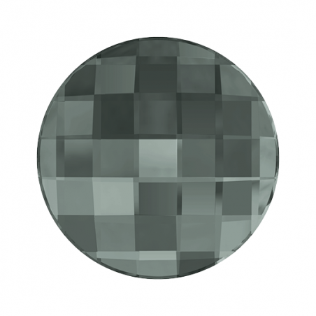 Swarovski 2035 Chessboard Circle 14mm Black Diamond 1ks