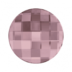 Swarovski 2035 Chessboard Circle 14mm Crystal Antique Pink 1ks