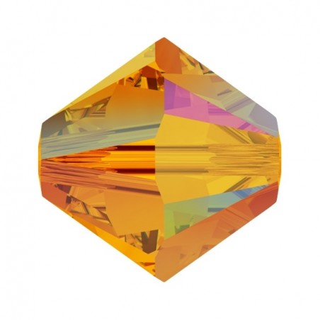Swarovski 5328 4mm Tangerine AB2X