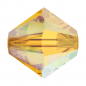 Swarovski 5328 4mm Topaz AB2X