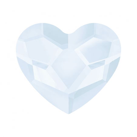Swarovski 2808 Heart Stick-on 6mm Crystal Powder Blue 1ks