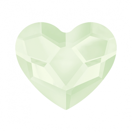 Swarovski 2808 Heart Stick-on 6mm Crystal Powder Green 1ks