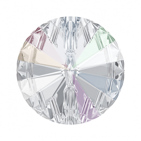 Swarovski 3015 Rivoli Button 10mm Crystal AB 1ks