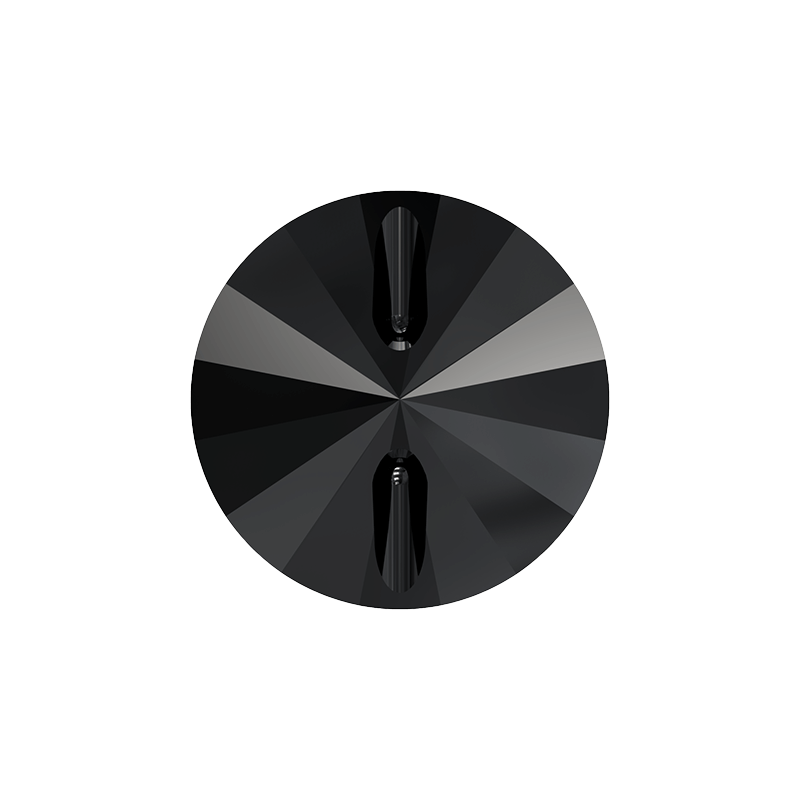 Swarovski 3015 Rivoli Button 10mm Jet 1ks Swarovski 3015 Rivoli Button 10mm Jet 1ks