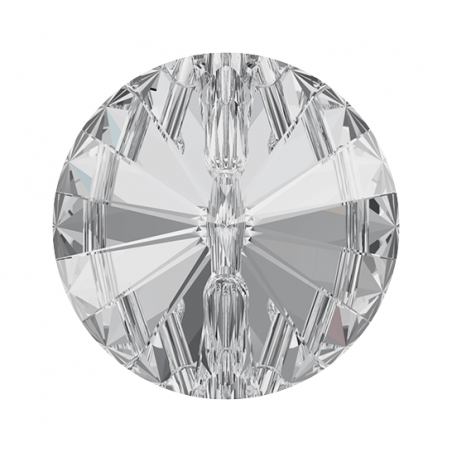 Swarovski 3015 Rivoli Button 12mm Crystal Foiled 1ks