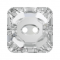 Swarovski 3017 Square Button 12mm Crystal 1ks