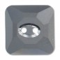 Swarovski 3017 Square Button 12mm Jet Hematite 1ks