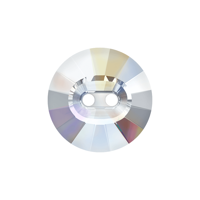 Swarovski 3019 2-Hole Rivoli Button 12mm Crystal AB 1ks