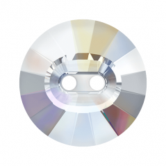 Swarovski 3019 2-Hole Rivoli Button 14mm Crystal AB 1ks