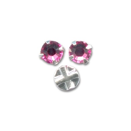 Swarovski Sew-on Rhinestones 4mm Rose 10ks