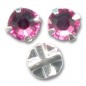 Swarovski Sew-on Rhinestones 4mm Rose 10ks