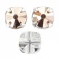 Swarovski Sew-on Rhinestones 4mm Crystal Rose Gold 10ks