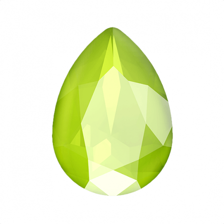 Swarovski 4327 Pear 30x20mm Crystal Lime